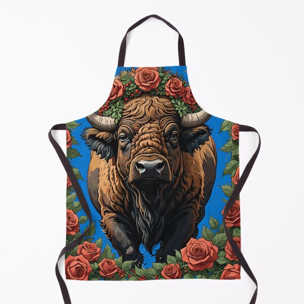 Item preview, Oklahoman Buffalo Surrounded By Oklahoma Roses designed and sold by taiche.
