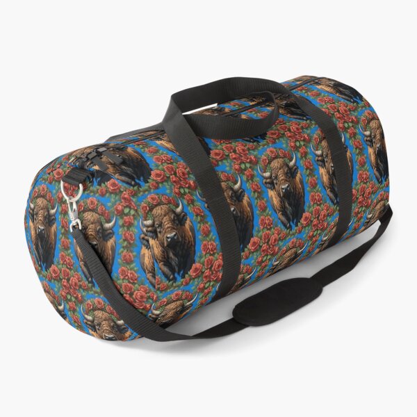 Item preview, Oklahoman Buffalo Surrounded By Oklahoma Roses designed and sold by taiche.