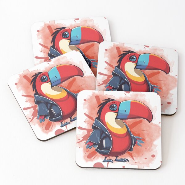 Item preview, Cute red toucan designed and sold by Yeyishop.