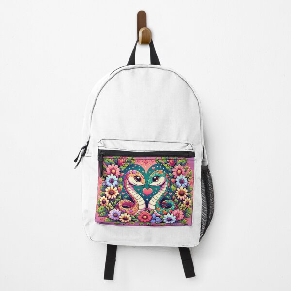 Item preview, Cute snakes surrounded by flowers, Cute Snake Design designed and sold by DammyK89.