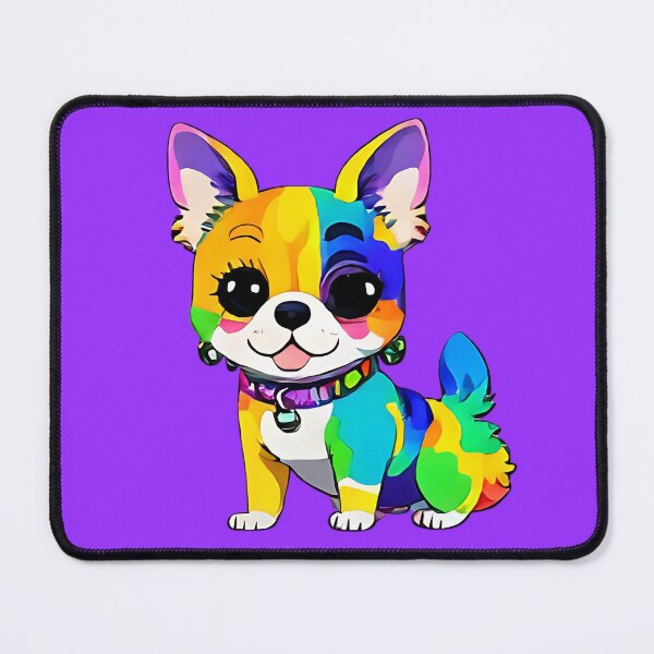 Item preview, Cute Pup: Rainbow Prideful and Playful Tee designed and sold by WitMeme.