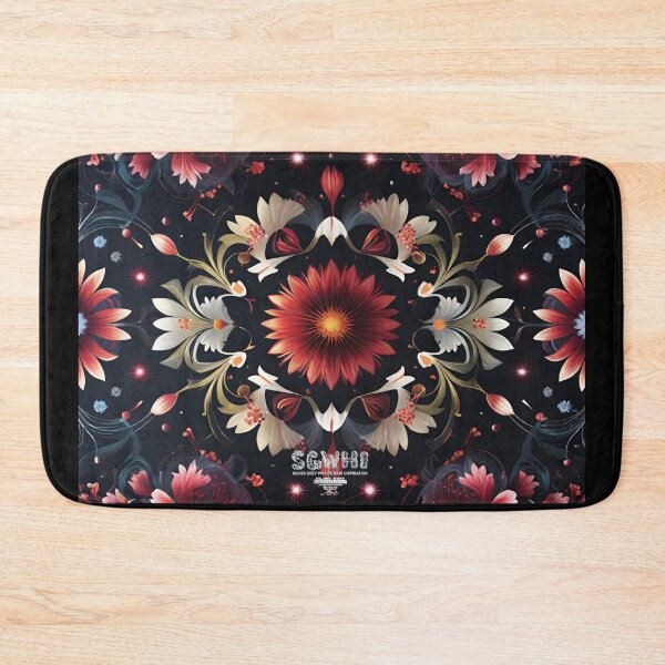 Item preview,  Silver Grey White heir inspiration, Red flower and star pattern designed and sold by markyboyce247.