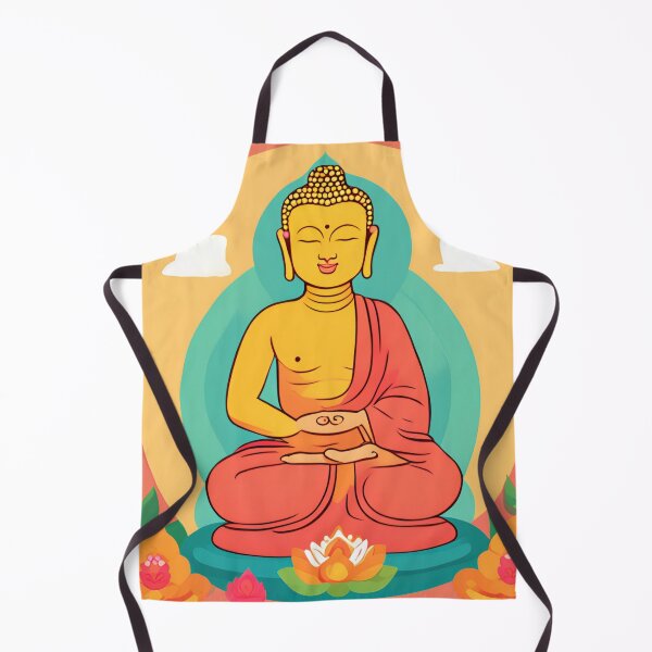 Item preview, Colorful Biddha Drawing designed and sold by LarkaArt.