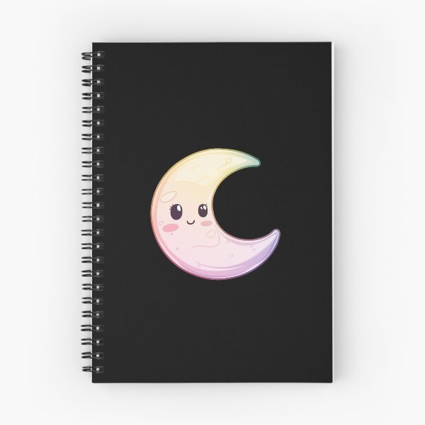 Item preview, Cute Gradient Half Moon Kawaii designed and sold by canvadreamer444.