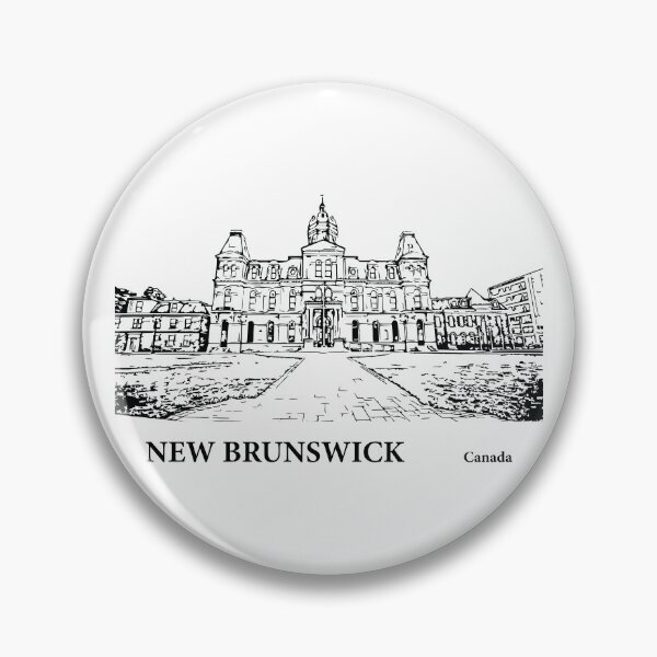 Item preview, New Brunswick Canada designed and sold by Lakeric Cityscapes.