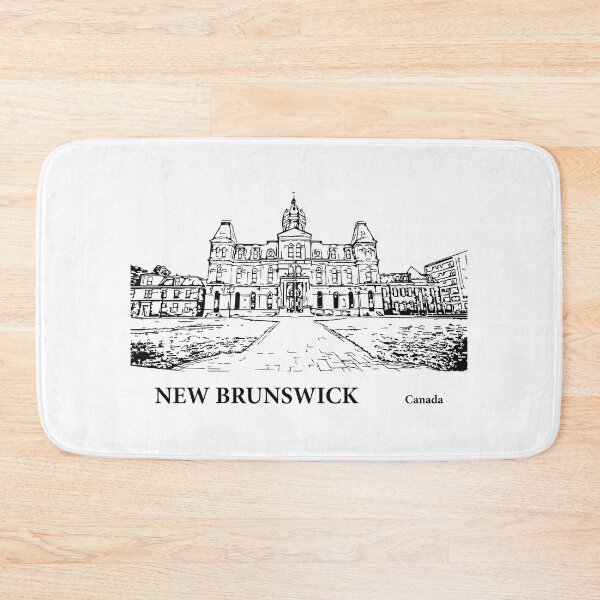 Item preview, New Brunswick Canada designed and sold by Lakeric Cityscapes.