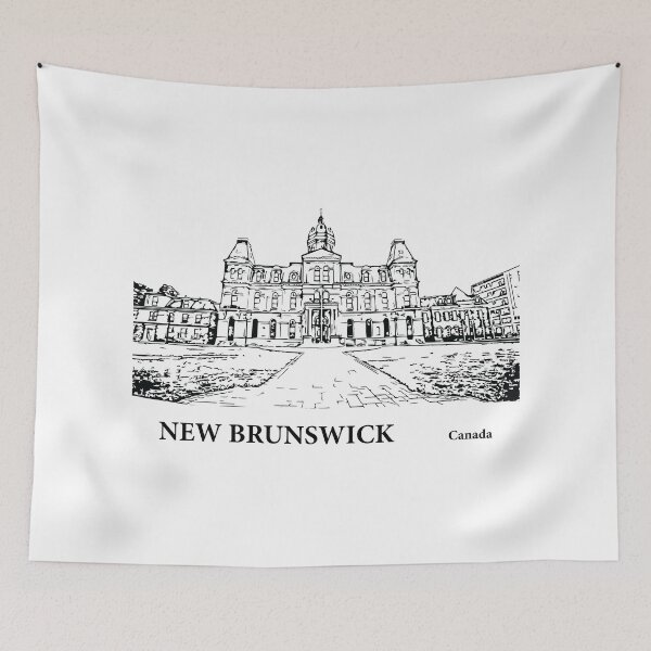 Item preview, New Brunswick Canada designed and sold by Lakeric Cityscapes.