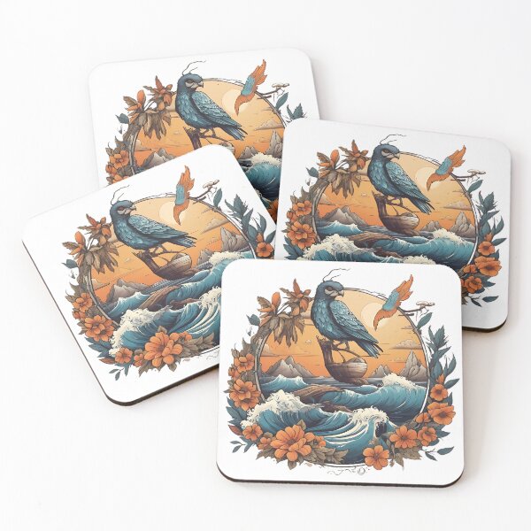 Item preview, summer t shirt, birds sea free t-shirt, cool stuff designed and sold by beyond-canvas.
