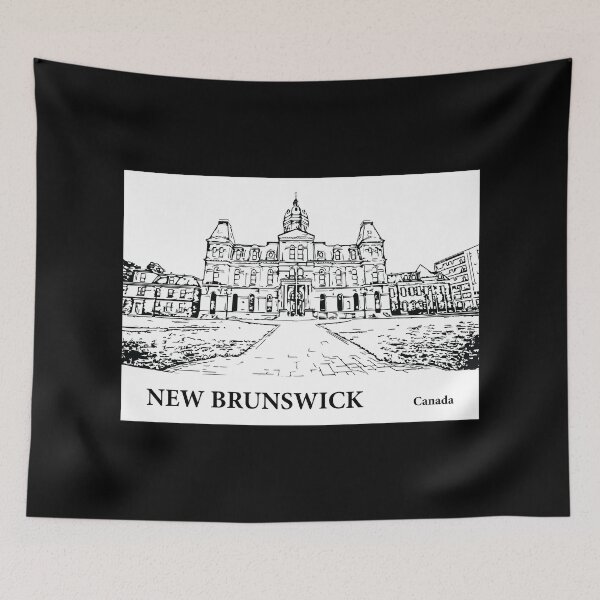 Item preview, New Brunswick Canada designed and sold by Lakeric Cityscapes.