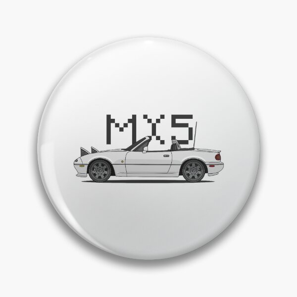 Item preview, MX5 NA 90's Pixel Art (White) - JDM designed and sold by kacar-draw.