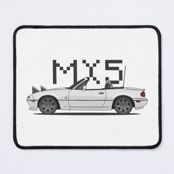 Item preview, MX5 NA 90's Pixel Art (White) - JDM designed and sold by kacar-draw.