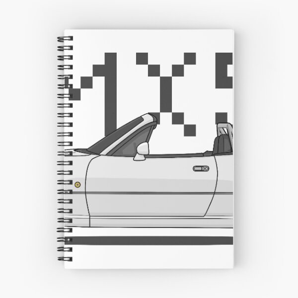 Item preview, MX5 NA 90's Pixel Art (White) - JDM designed and sold by kacar-draw.