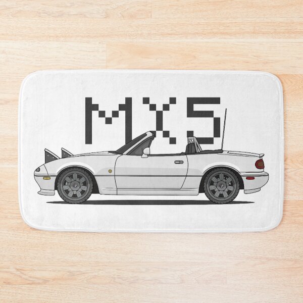 Item preview, MX5 NA 90's Pixel Art (White) - JDM designed and sold by kacar-draw.