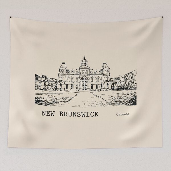 Item preview, New Brunswick Canada designed and sold by Lakeric Cityscapes.