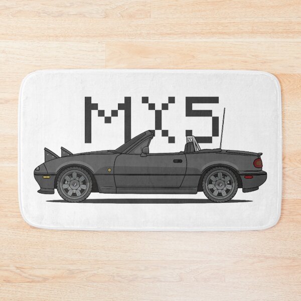 Item preview, MX5 NA 90's Pixel Art (Black) - JDM designed and sold by kacar-draw.