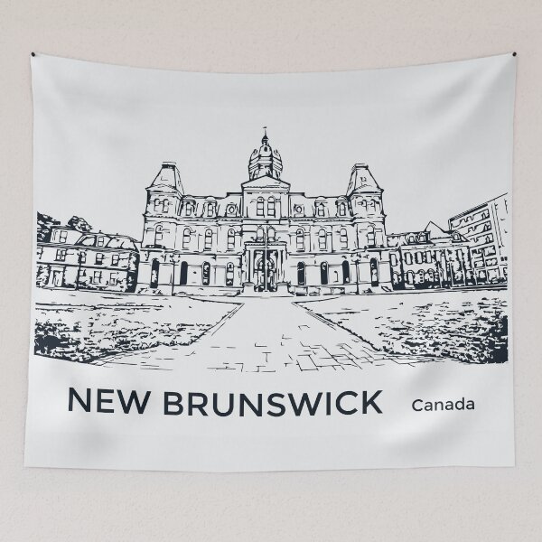 Item preview, New Brunswick Canada designed and sold by Lakeric Cityscapes.