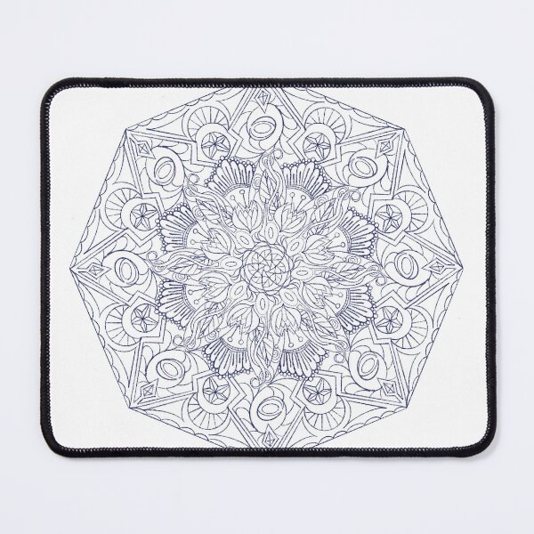 Item preview, Star and flowers mandala designed and sold by Vulpes-Craft.