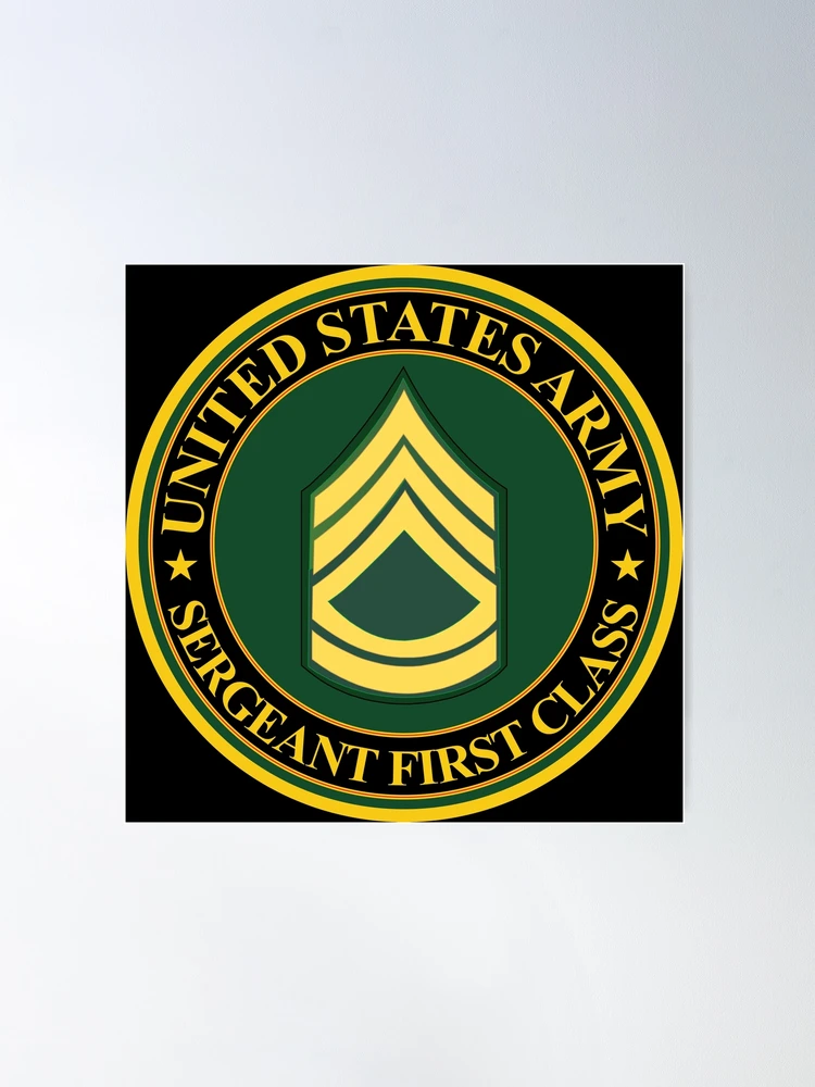 Sergeant First Class US Army Rank Sleeve For Cold Weather Jacket,