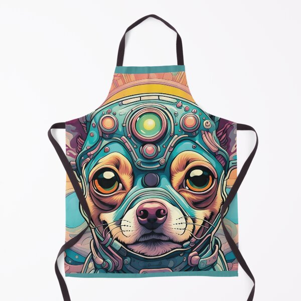 Item preview, Psychedelic Cyborg Chihuahua designed and sold by Mayastar Designs.