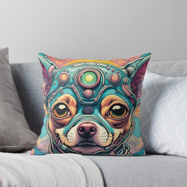 Item preview, Psychedelic Cyborg Chihuahua designed and sold by Mayastar Designs.