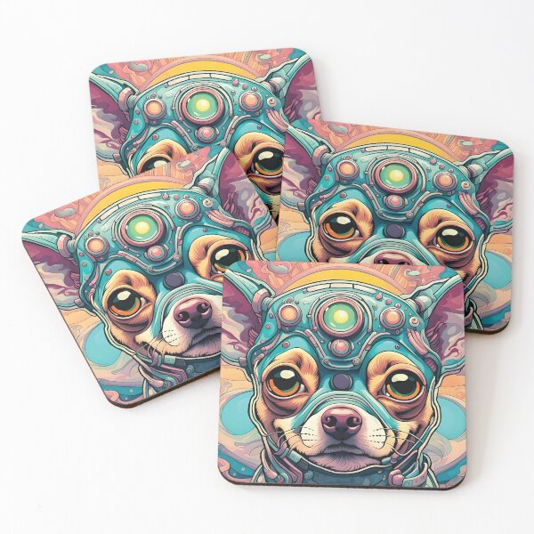 Item preview, Psychedelic Cyborg Chihuahua designed and sold by Mayastar Designs.