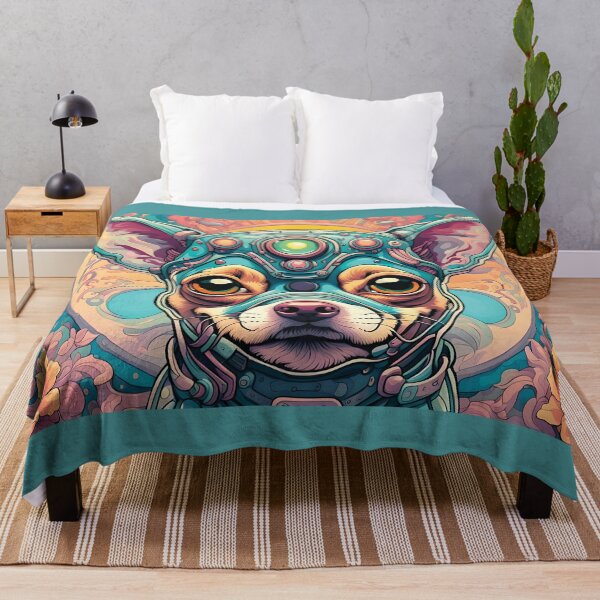 Item preview, Psychedelic Cyborg Chihuahua designed and sold by Mayastar Designs.