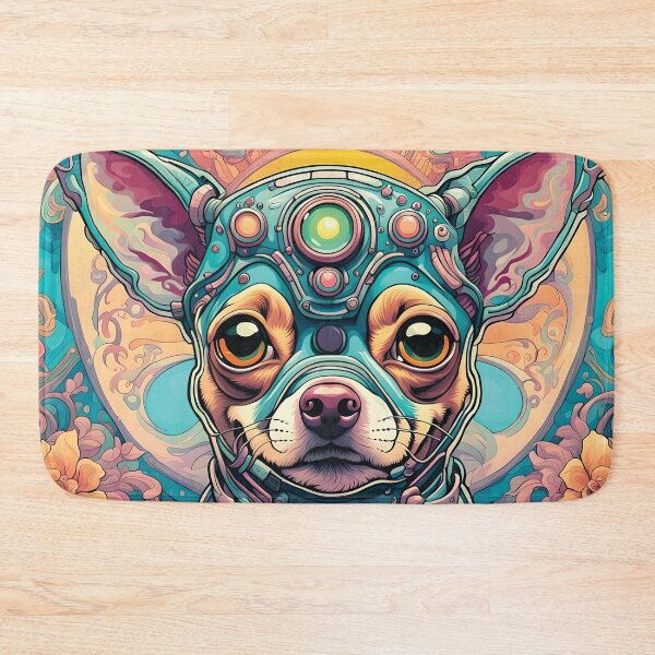 Item preview, Psychedelic Cyborg Chihuahua designed and sold by Mayastar Designs.
