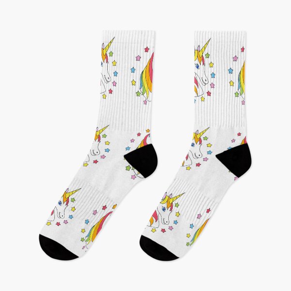 Item preview, Cute Rainbow Unicorn with stars Colorful Unicorn smiley face designed and sold by micarto.