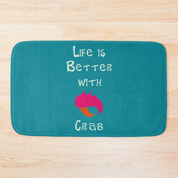 Item preview, Life is Better with Crab designed and sold by Studio LeDauphin.