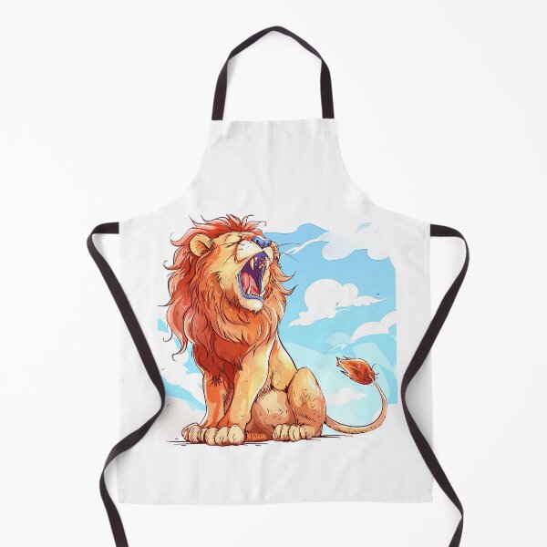 Item preview, Cartoon Roaring Lion Design Art designed and sold by kjon88.