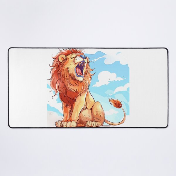Item preview, Cartoon Roaring Lion Design Art designed and sold by kjon88.