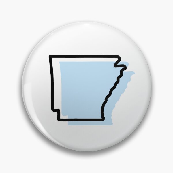 Item preview, Arkansas State Outline Sticker – Natural State Art and Decor designed and sold by OrangeLineDesigns.