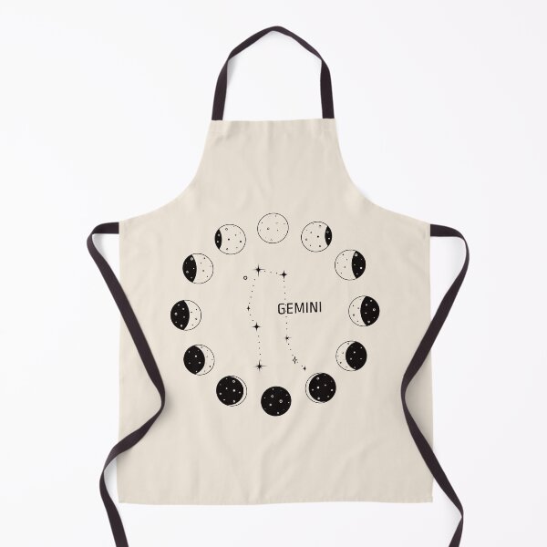 Item preview, Moon phases and zodiac constellation Gemini designed and sold by MonochromeEcho.