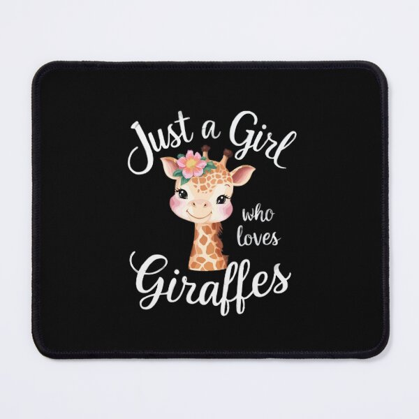 Item preview, Just a Girl Who Loves Giraffes designed and sold by printmala.