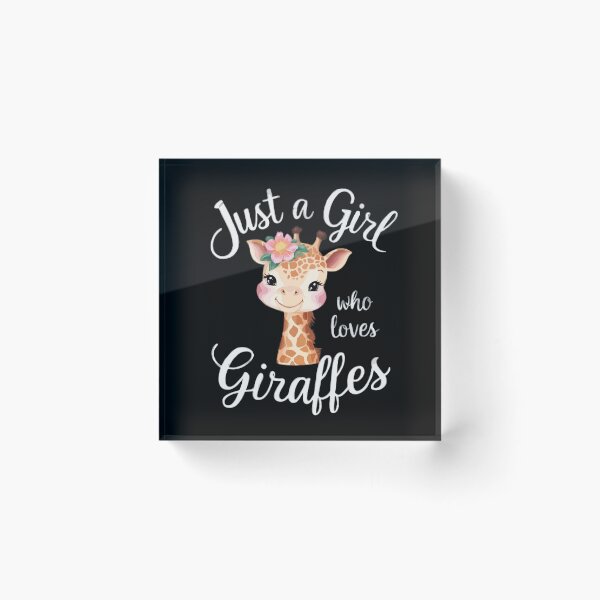Item preview, Just a Girl Who Loves Giraffes designed and sold by printmala.