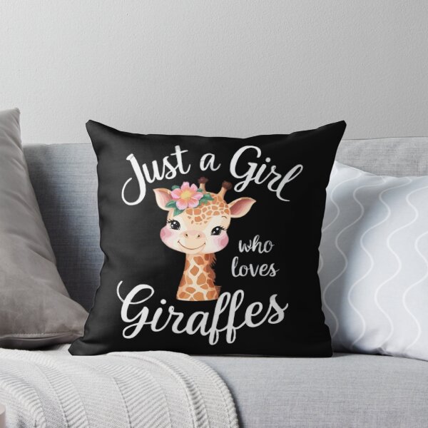 Item preview, Just a Girl Who Loves Giraffes designed and sold by printmala.