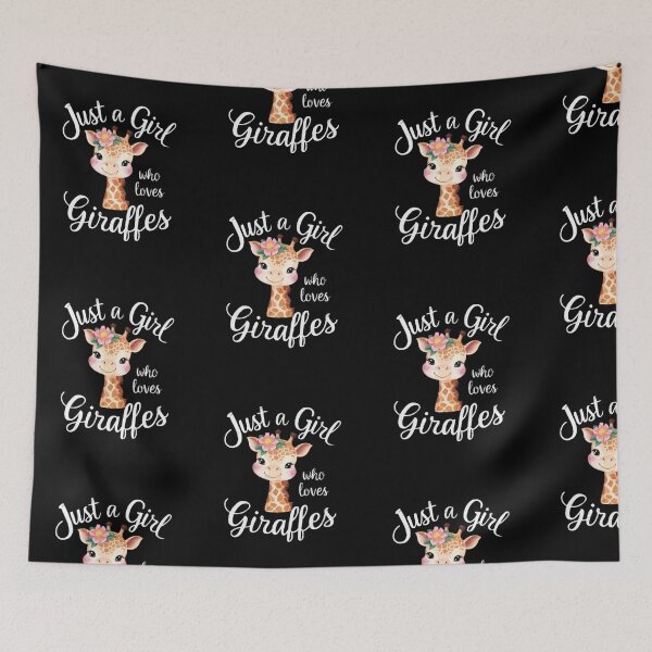 Item preview, Just a Girl Who Loves Giraffes designed and sold by printmala.