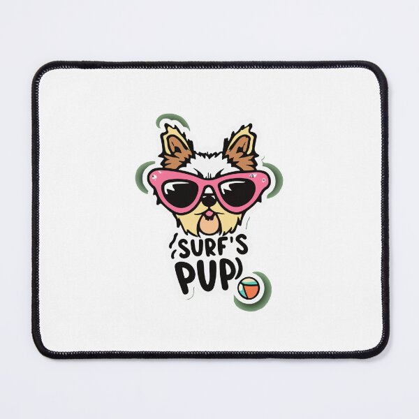 Item preview, Surf's Pup - Yorkshire Terrier Beach Adventure designed and sold by NiftyWrx.