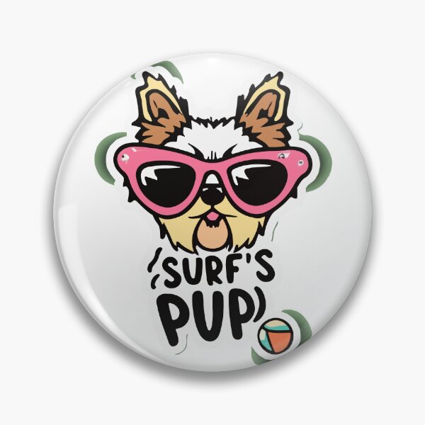 Item preview, Surf's Pup - Yorkshire Terrier Beach Adventure designed and sold by NiftyWrx.