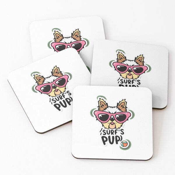 Item preview, Surf's Pup - Yorkshire Terrier Beach Adventure designed and sold by NiftyWrx.