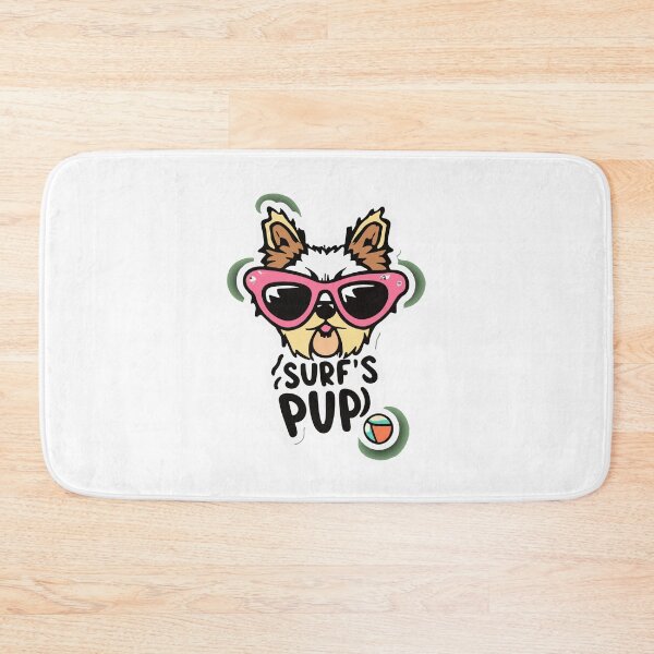 Item preview, Surf's Pup - Yorkshire Terrier Beach Adventure designed and sold by NiftyWrx.
