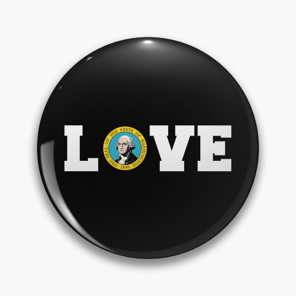 Item preview, Vintage Washington State Seal Love designed and sold by US States Merch.