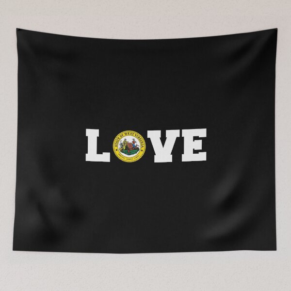 Item preview, Vintage West Virginia State Seal Love designed and sold by US States Merch.