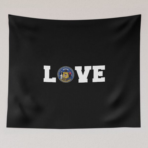 Item preview, Vintage Wisconsin State Seal Love designed and sold by US States Merch.