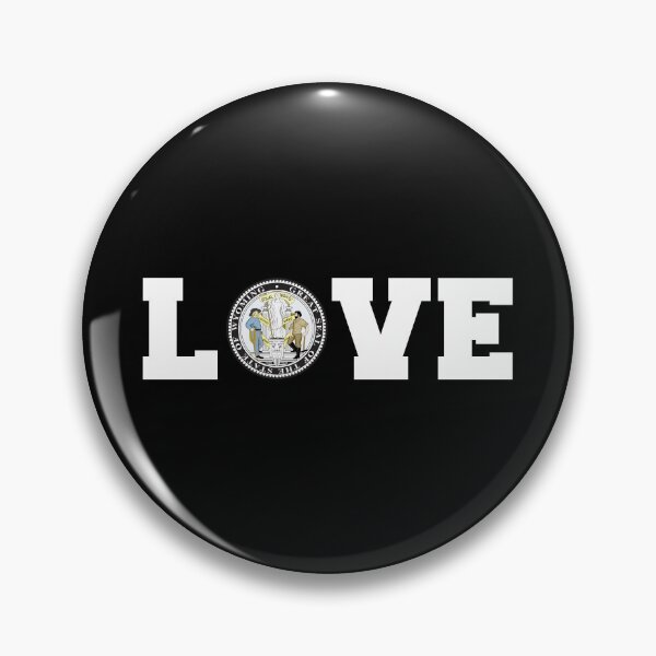 Item preview, Vintage Wyoming State Seal Love designed and sold by US States Merch.
