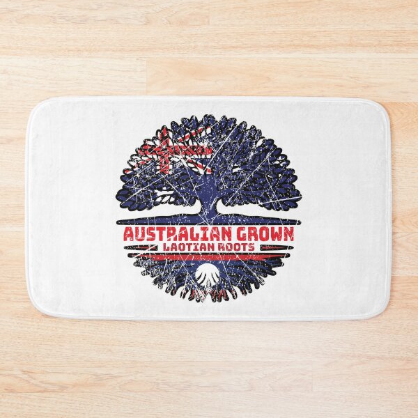 Item preview, Laos Laotian Australian Australia Tree Roots Flag designed and sold by FlagX.