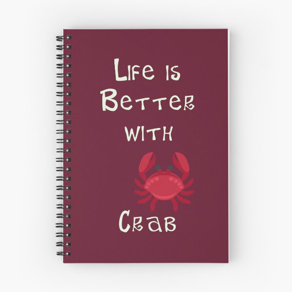 Item preview, Life is Better with Crab designed and sold by Studio LeDauphin.