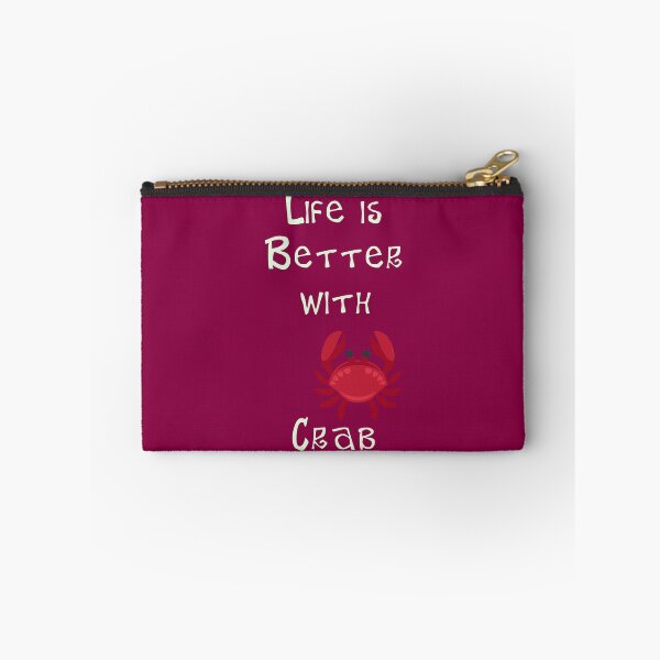 Item preview, Life is Better with Crab designed and sold by Studio LeDauphin.