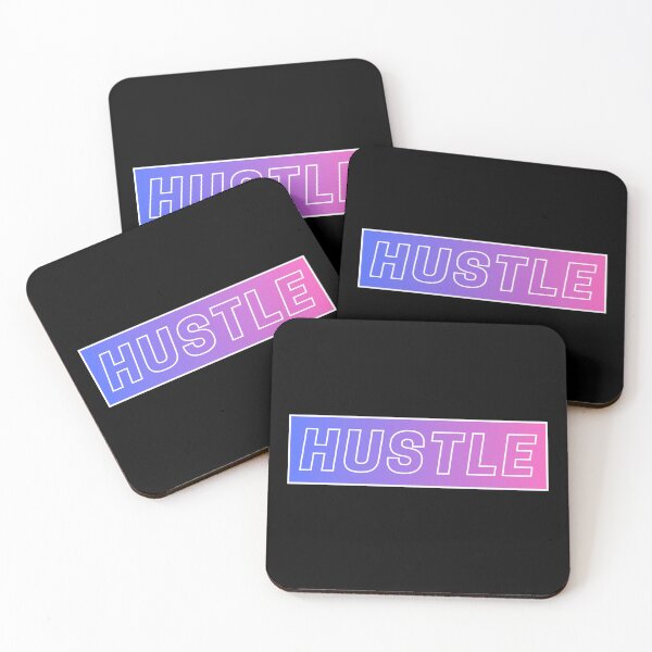 Item preview, Hustle! athletic running fitness lifestyle Logo designed and sold by PrintsNPorridge.
