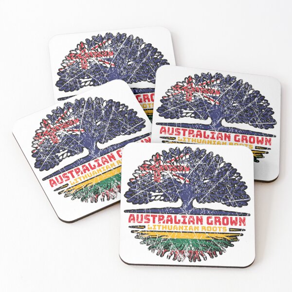 Item preview, Lithuania Lithuanian Australian Australia Tree Roots Flag designed and sold by FlagX.